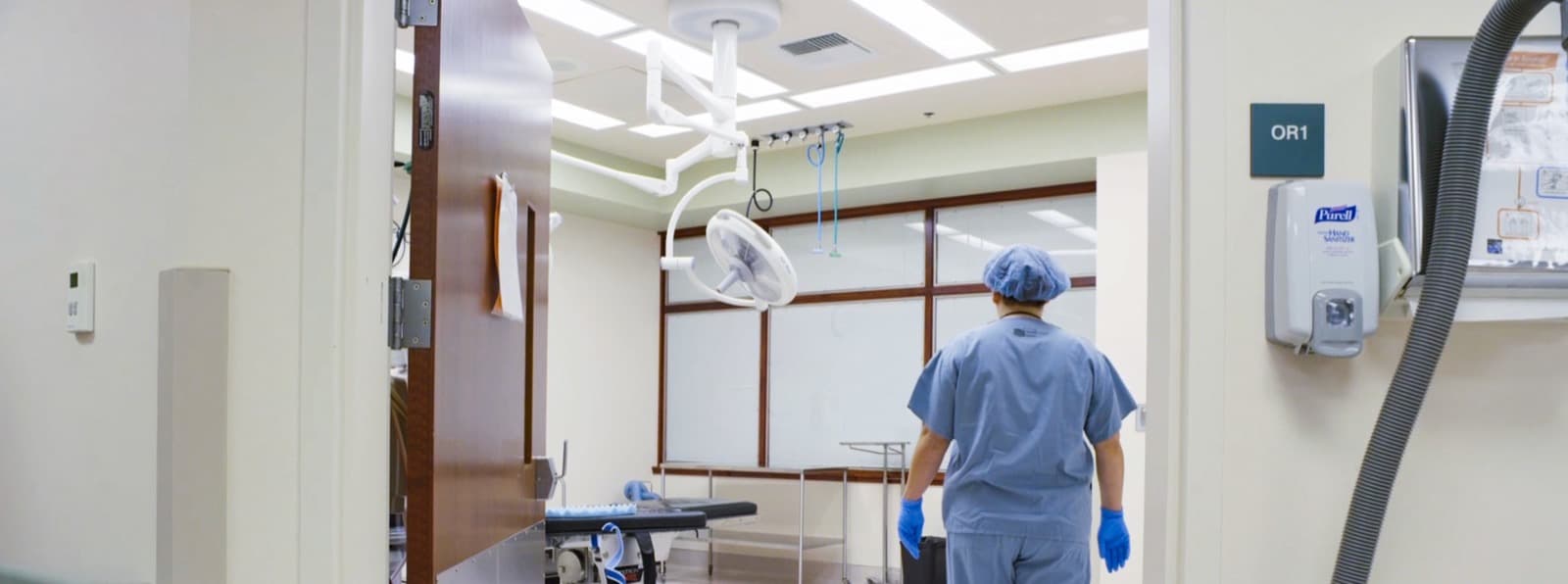 A working medical suite of the kind our crews are trained to clean